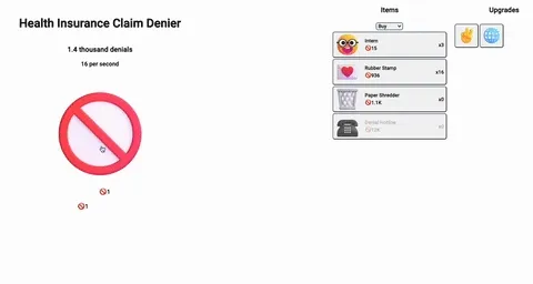 Health Insurance Claim Denier Animated